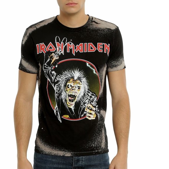 Iron Maiden Hooks in You Bleach metal rock Official T-Shirt XL NWT - Picture 1 of 4